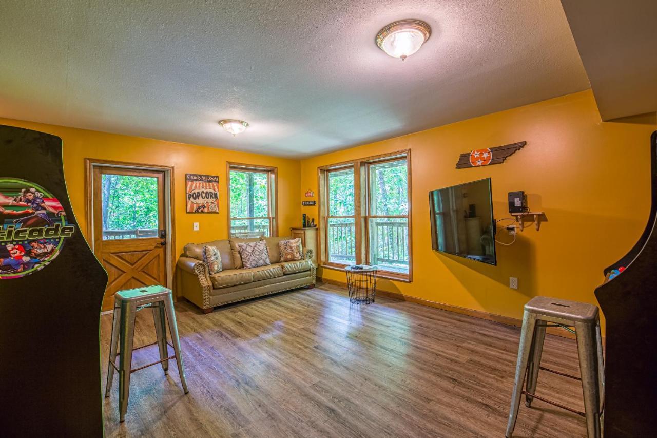 North Ridge Place Brand New Log Cabin With Hot Tub Great Location Sevierville Exterior foto